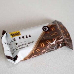 Chocolate Coated Whey Protein Nougat - Caffe Latte Flavour