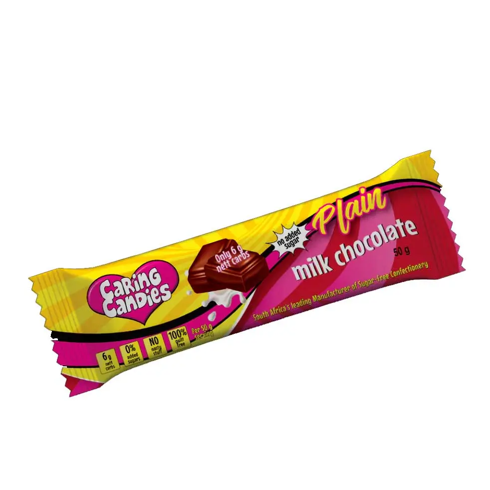 50g No Added Sugar PLAIN MILK Chocolate Bar