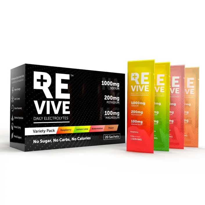 REVIVE DAILY ELECTROLYTES | 20 SACHETS VARIETY PACK