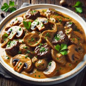 Beef Stroganoff