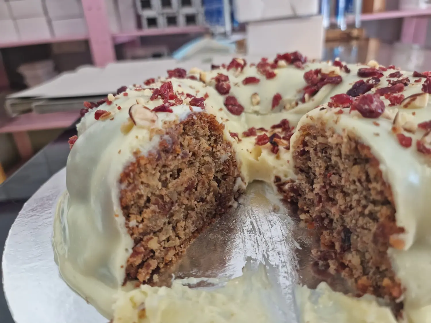 Almond & Cranberry Cake