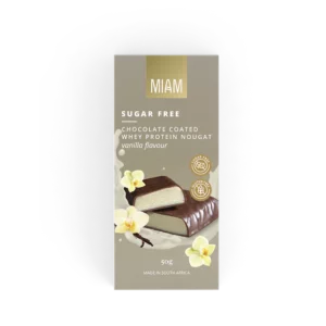 Chocolate Coated Whey Protein Nougat Bites