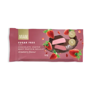 Chocolate Coated Whey Protein Nougat Bars