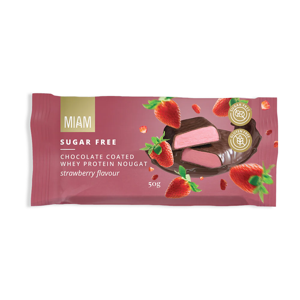 Chocolate Coated Whey Protein Nougat Bars