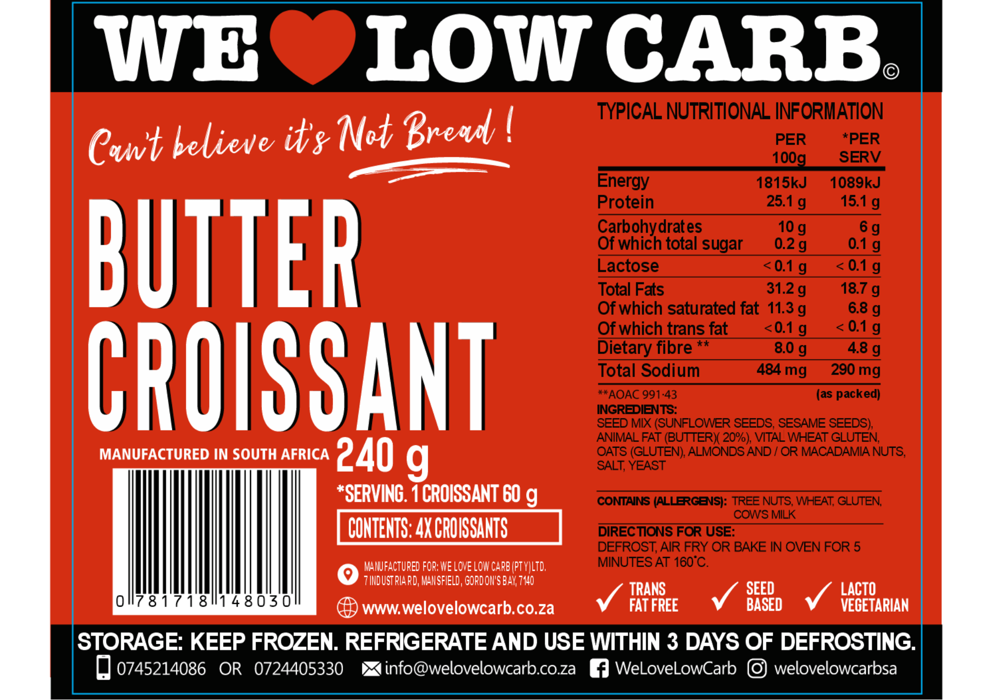 Low Carb Croissants (4) - Image 2